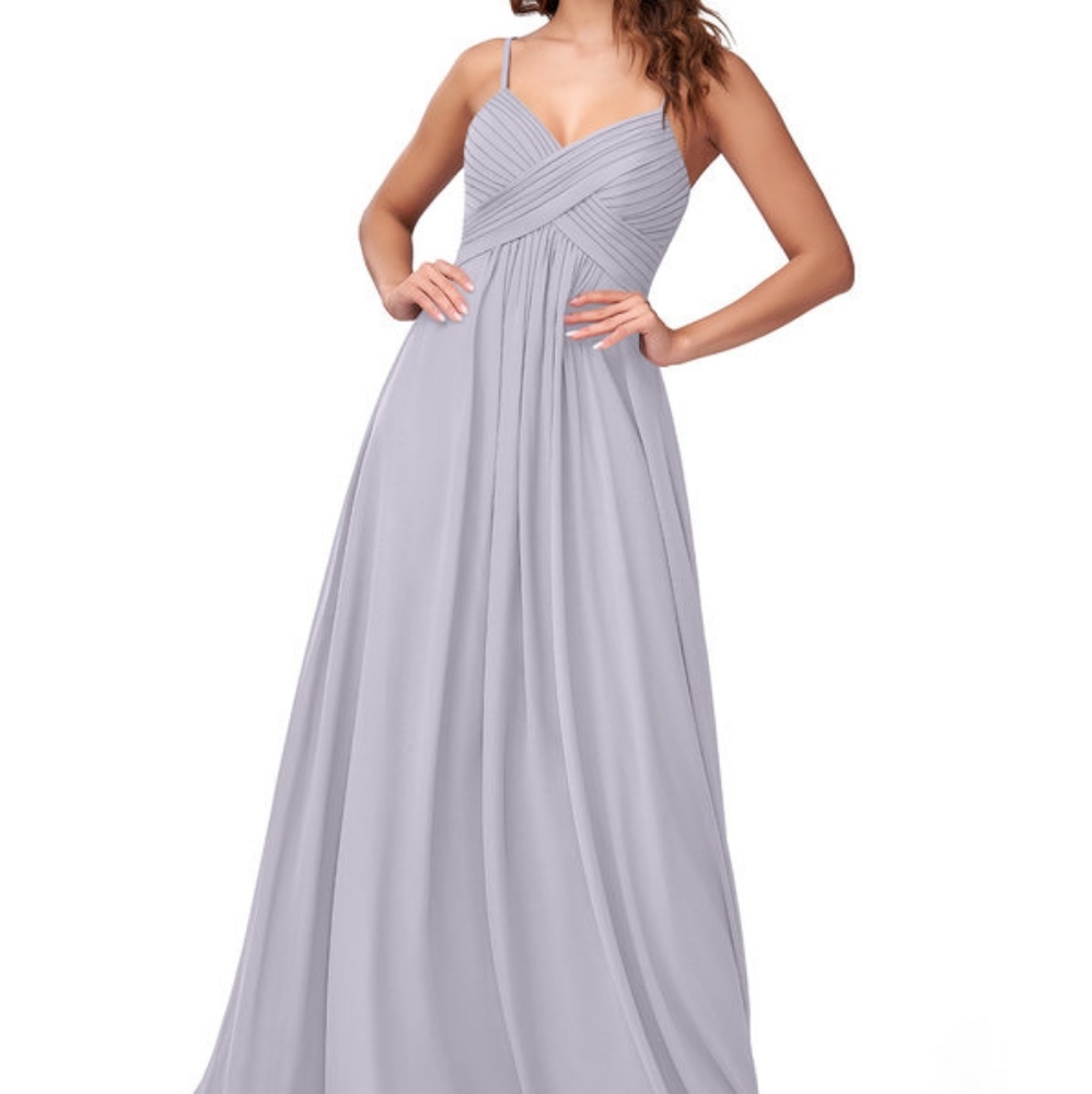 Azazie Shannon Fog Bridesmaid Dress